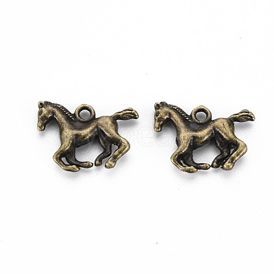 Tibetan Style Alloy Pendants TIBEP-T002-07AB-NR-1