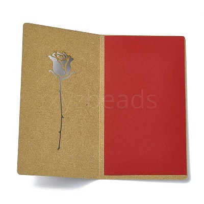 Kraft Paper Greeting Cards AJEW-L093-01C-1