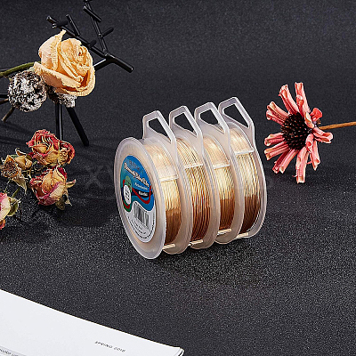 Round Copper Wire for Jewelry Making CWIR-BC0004-0.7mm-07-1