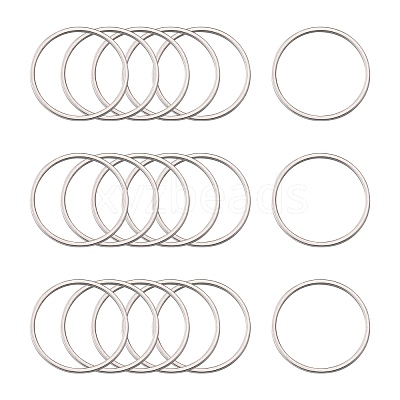 Tarnish Resistant 304 Stainless Steel Linking Ring STAS-T047-15A-1