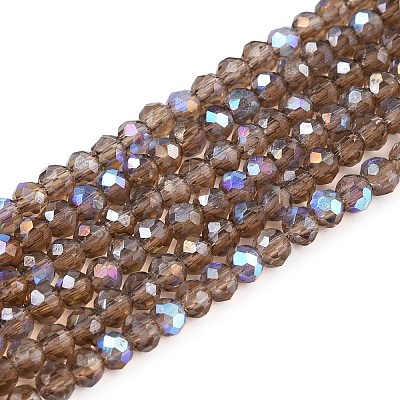 Electroplate Glass Beads Strands EGLA-A044-T2mm-L16-1