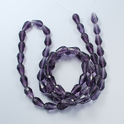 Glass Beads Strands GLAA-R024-11x8mm-2-1
