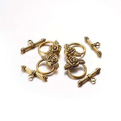 Tibetan Style Toggle Clasps GLF0026Y-1