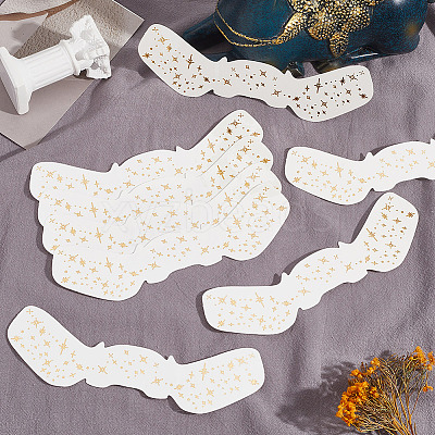 10Pcs Transfer Sticker Proof Removable Temporary Tattoos Stickers DIY-SP0003-65A-05-1