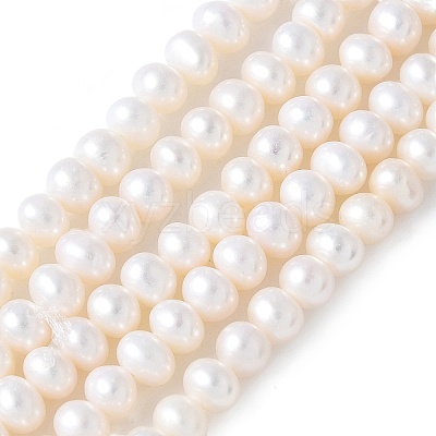 Natural Cultured Freshwater Pearl Beads Strands PEAR-I007-07Q-08A-1
