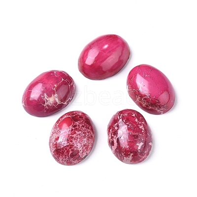 Synthetic Imperial Jasper Cabochons G-D0006-G02-15-1