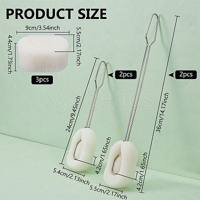 3 Styles Sponge Brush TOOL-BC0003-15-1
