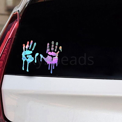 Car Decals- 1 Pcs Hand Car Hood Sticker ST-F711-2-1