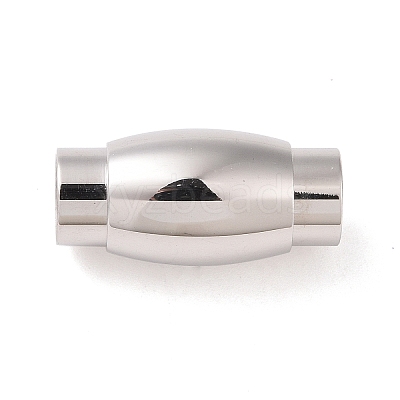 Wholesale 304 Stainless Steel Magnetic Clasps with Glue-in Ends 