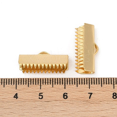 304 Stainless Steel Ribbon Crimp Ends STAS-E471-05M-G-1