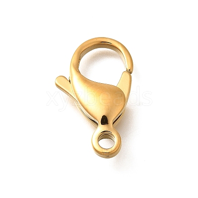 316 Stainless Steel Lobster Claw Clasps STAS-D288-09G-1