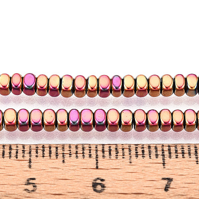 Electroplated Synthetic Non-magnetic Hematite Beads Strands G-T139-61G-1