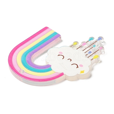 Cute Acrilic Pendants X-OACR-L014-02A-1