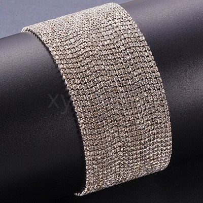 Brass Rhinestone Strass Chains CHC-T001-SS6-01S-1