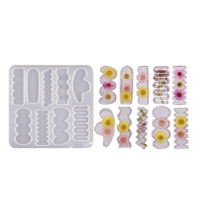 DIY Irregular Shape Cabochon Silicone Molds for Hair Clips LS-DIY-L069-01C-1