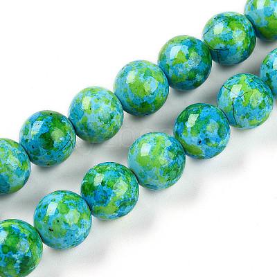 Synthetic Turquoise Beads Strands TURQ-T004-08A-06-1