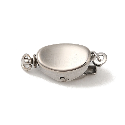 Non-Tarnish 304 Stainless Steel Box Clasps High Polished STAS-C100-01C-P-1