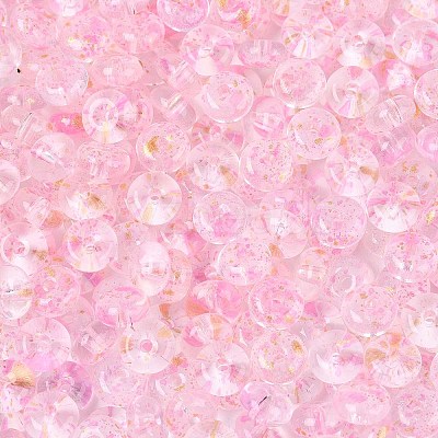 Baking Paint Transparent Glass Beads DGLA-T004-07K-1