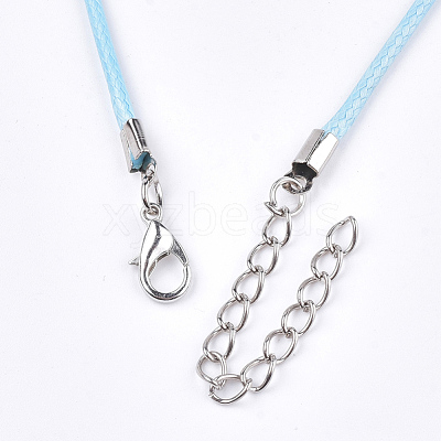Waxed Cord Necklace Making NCOR-T001-56-1