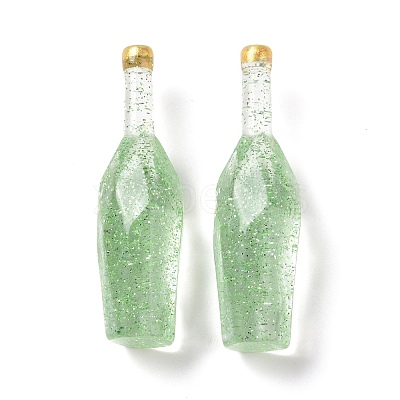 Dummy Bottle Transparent Resin Cabochon LS-RESI-E025-03B-1
