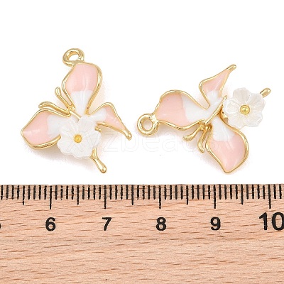Alloy & Enamel & Resin Pendants RE-CBA415D-27G-1