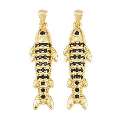 Brass Micro Pave Cubic Zirconia Pendants CU-CBAB3AD-10G-04-1