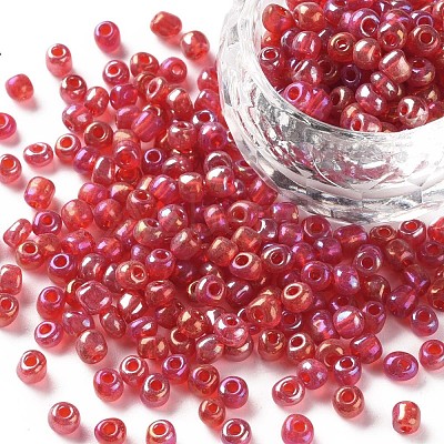 Round Glass Seed Beads SEED-A007-4mm-165-1
