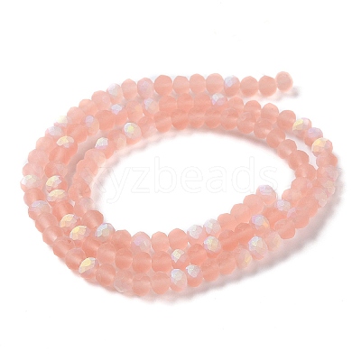 Transparent Glass Beads Strands X1-EGLA-A034-T4mm-MB21-1