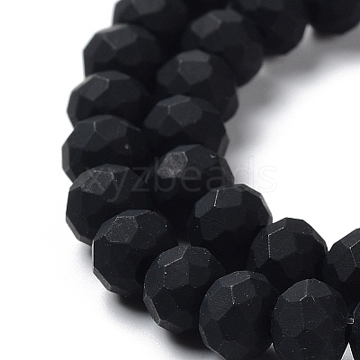 Glass Beads Strands EGLA-A034-P4mm-MD18-1