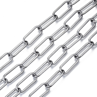 Unwelded Iron Paperclip Chains CH-S125-14A-01-1