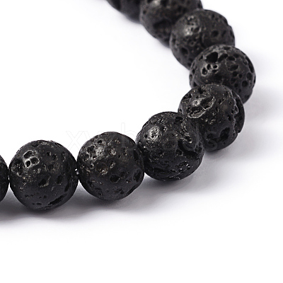 Natural Lava Rock Beads Strands X-g434-9A-1