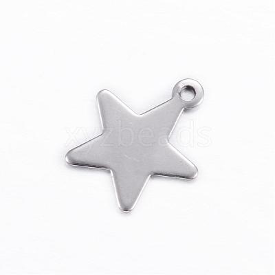 Tarnish Resistant 201 Stainless Steel Charms STAS-D445-068-1