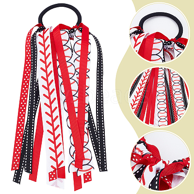 Polyester Hair Ties OHAR-WH0033-005A-1