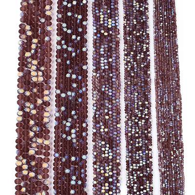 Transparent Glass Beads Strands LS-EGLA-A044-T6mm-MB13-1