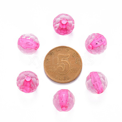 Transparent Acrylic Beads TACR-S154-11A-82-1
