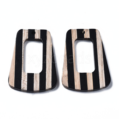 Resin & Wood Pendants RESI-N025-013A-B02-1