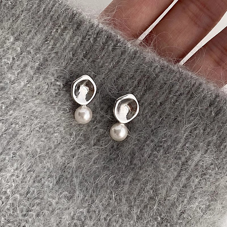 Alloy Plastic Stud Earrings for Women WGC0511-77-1