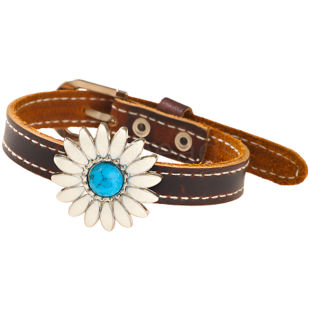 Leather Cord Bracelets BJEW-CL0001-44B-1