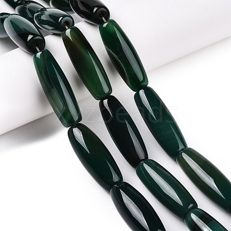 Natural Agate Dyed Beads Strands G-T138-230B-1