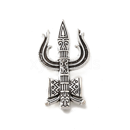 Tibetan Style Alloy Pendants PALLOY-D291-28AS-1