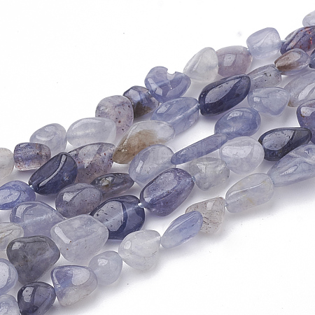 Natural Iolite Beads Strands G-S340-08-1