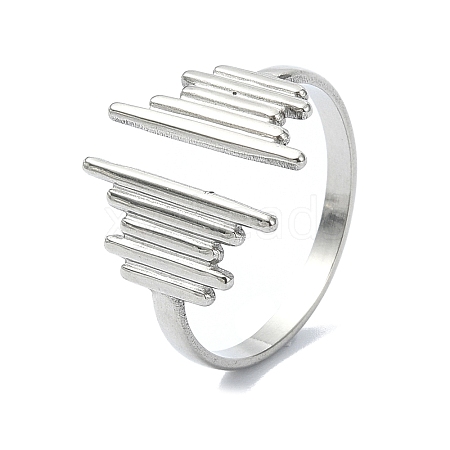 304 Stainless Steel Rings for Women RJEW-M019-06P-1