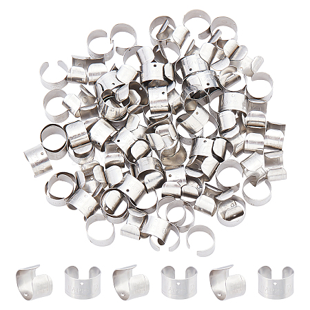 DICOSMETIC 100Pcs 316 Stainless Steel Ear Cuff Findings STAS-DC0007-87-1