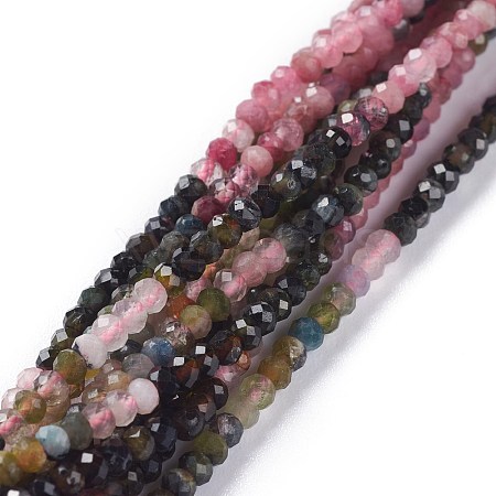 Natural Tourmaline Beads Strands G-A026-C08-1