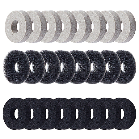 SUPERFINDING 30Pcs 2 color Joystick Sponge Ring AJEW-FH0001-53-1