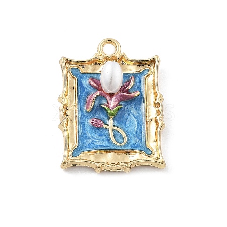 Alloy Enamel Pendants FIND-G089-02G-06-1