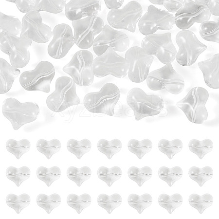 30Pcs Transparent Glass Beads GLAA-TADJ0001-02G-1