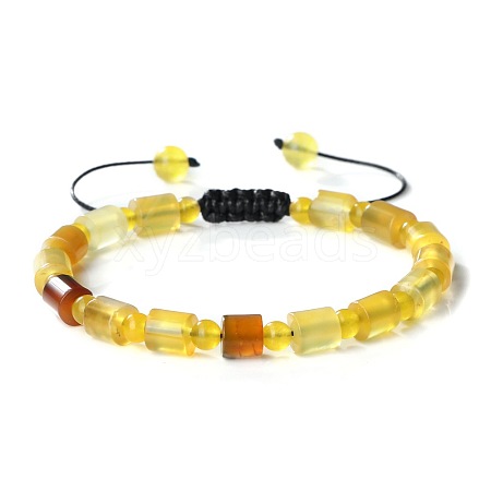 Bohemian Style Natural Banded Agate/Striped Adjustable Braided Bracelets for Women JX4238-4-1