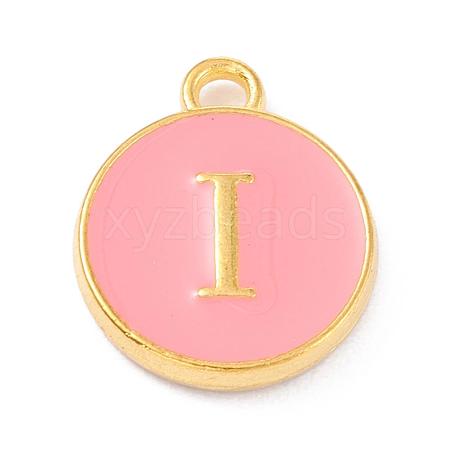 Golden Plated Alloy Enamel Charms X-ENAM-Q437-14I-1