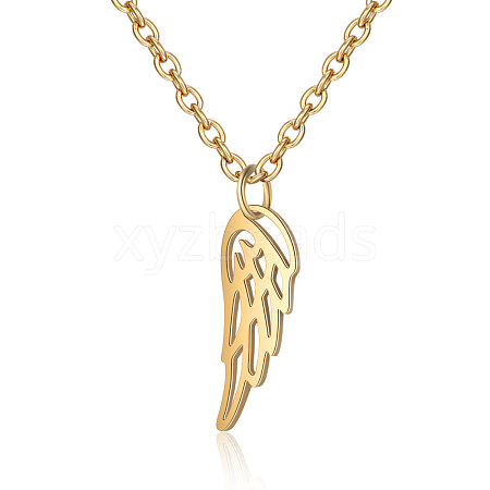 201 Stainless Steel Pendants Necklaces NJEW-S063-TN504-2-1